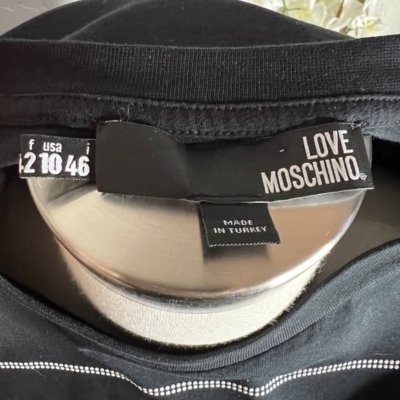 Love Moschino cotton sweatshirt with logo 10 - Picture 6 of 7